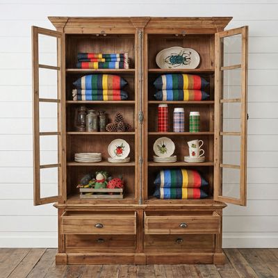4 Drawer Bookcase Display Cabinet