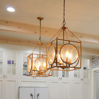 4 Light Square Pendant