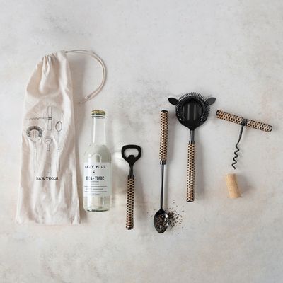 4 Piece Bar Tool Set in Drawstring Bag