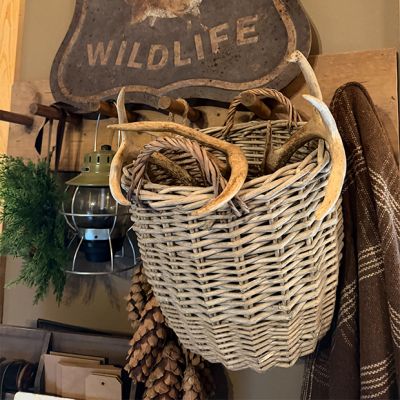 4 Piece Handled Olive Picking Storage Basket Collection