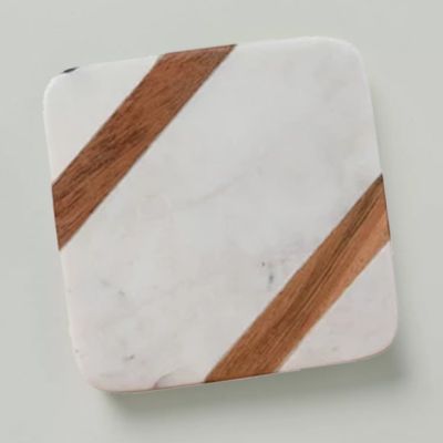 4 Piece Modern Farmhouse Coaster Set