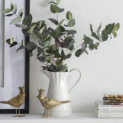 Pale Hue Farmhouse Pitcher Porcelain Plain