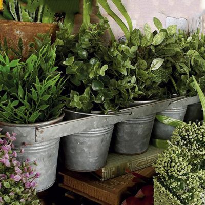 5 Bucket Rustic Farmhouse Planter