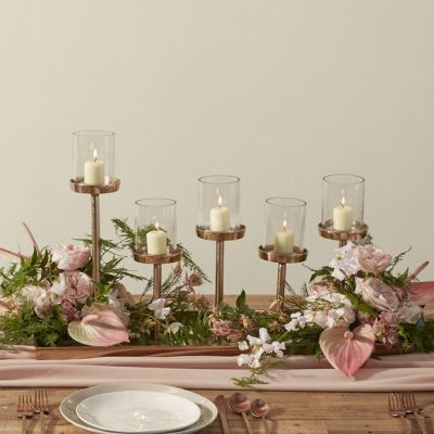 5 Holder Candle Centerpiece Display