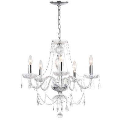 5 Light French Quarter Beaded Chandelier