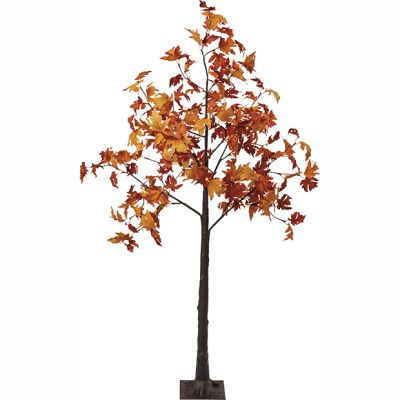 6 ft Lighted Fall Maple Tree