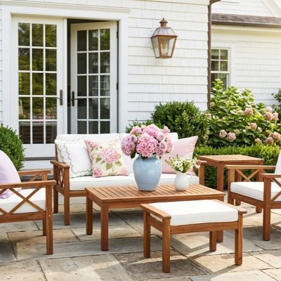 6 Piece Garden Party Outdoor Living Patio Set