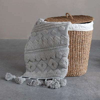 Cotton Tufted Tassels Rug