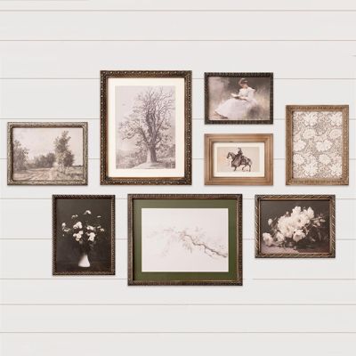 8 Piece Vintage Countryside Gallery Wall Collection