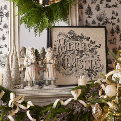 Vintage Merry Christmas Wall Art