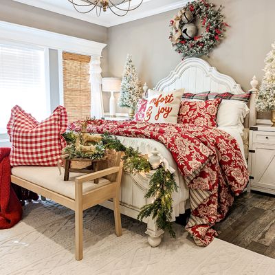9 Piece Twill Reversible Comforter Set