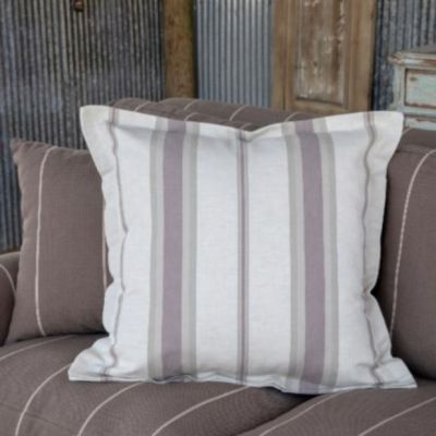 Pastel Striped Throw Pillow