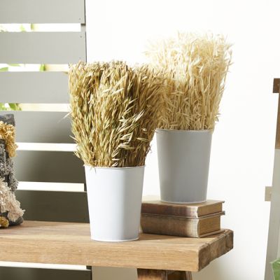 Foliage In Bucket Arrangement Set of 2