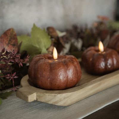 Cozy Harvest Pumpkin Flameless Candle One of Each