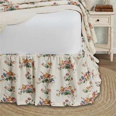 Floral Cotton Bed Skirt