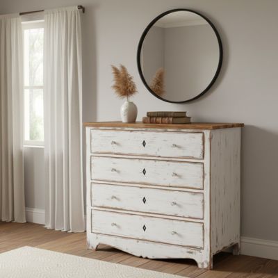Reclaimed Wood 4 Drawer Chest