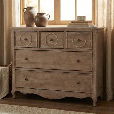 Scalloped Bottom 5 Drawer Dresser