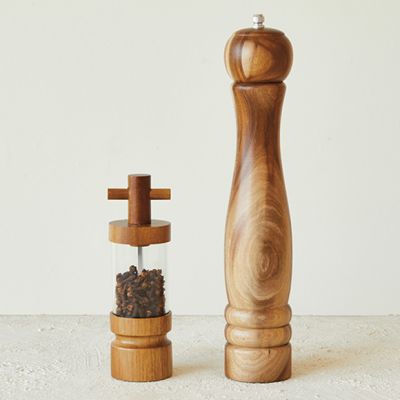 Acacia Wood Spice Grinder