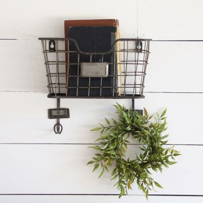 Industrial Wall Pocket Organizer