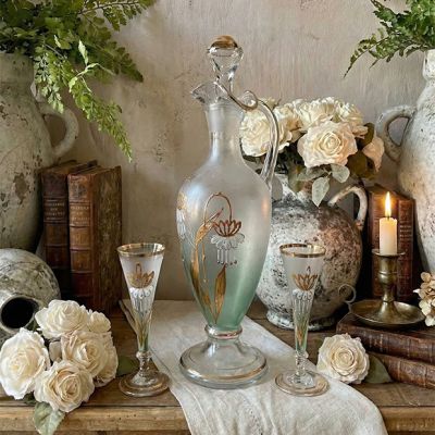 AFH True Vintage Austria Decanter and Cordial Set