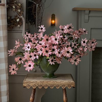 Aged Green Urn Vase