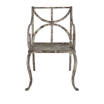 Aged Iron Terrace Chair