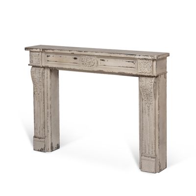 Aged Pine Free Standing Mantelpiece