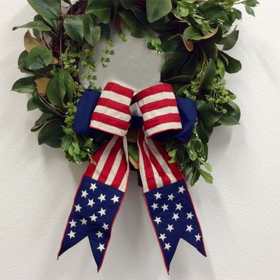 America Flag Patriotic Bow