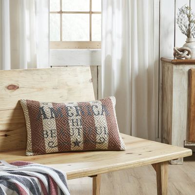 America The Beautiful Lumbar Pillow