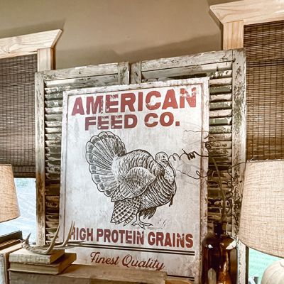 American Feed Co Canvas Wall Art