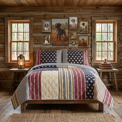 Americana Farmhouse Quilt Set