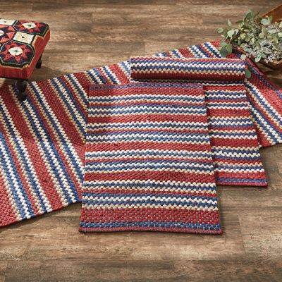 Americana Stripe Rag Rug