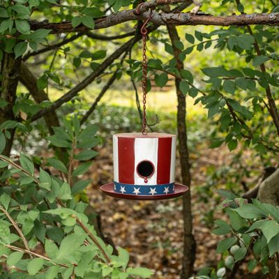 Americana Top Hat Birdhouse
