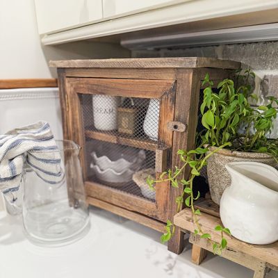Amish Primitive Country Pie Safe