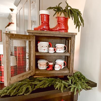 Amish Primitive Country Pie Safe