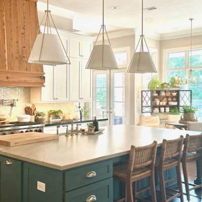 Antique Brass Pendant Light