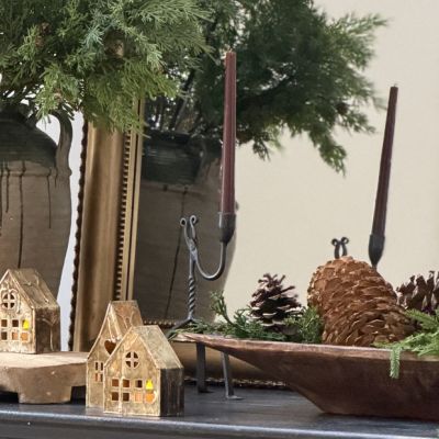 Antique Reproduction Footed Taper Holder