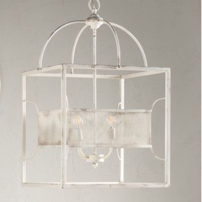 Antiqued 4 Light Chandelier