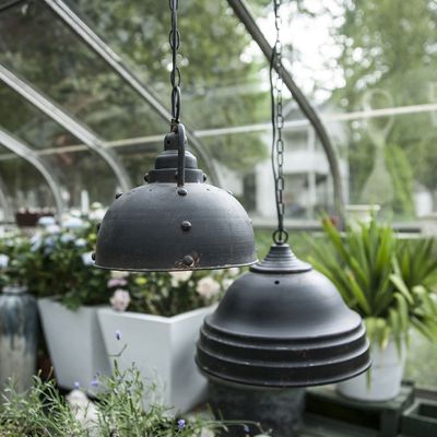 Antiqued Finish Metal Light