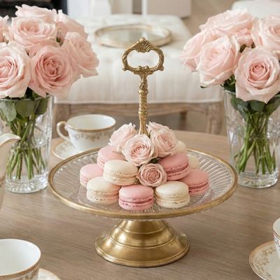 Antiqued Gold Petite Tea Server