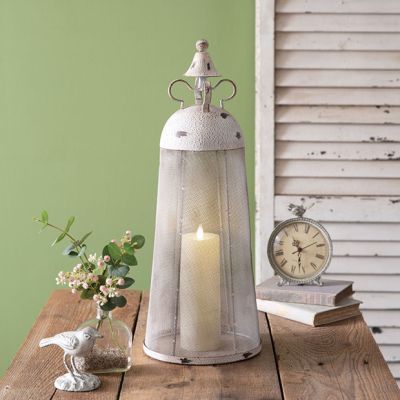 Antiqued Metal Regal Crown Cloche