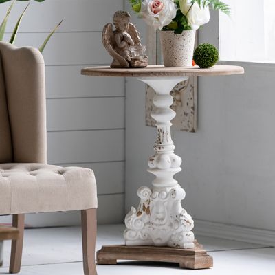 Architectural Ambiance Round Accent Table