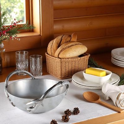 Arthur Court Antler Handled Bowl