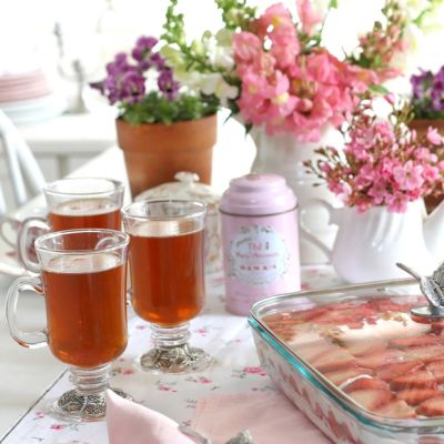 Arthur Court Glass Butterfly Mug