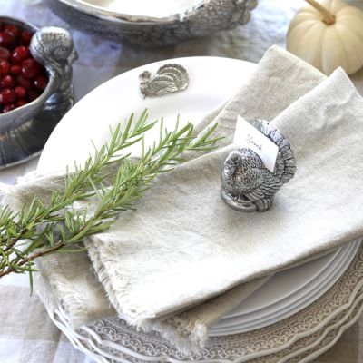 Arthur Court Turkey Plates Set of 4