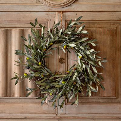 Artificial Olive Wreath