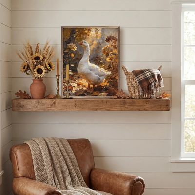 Autumn Garden Goose Framed Wall Decor