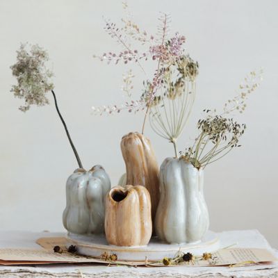 Autumn Grove Gourd Vase Collection
