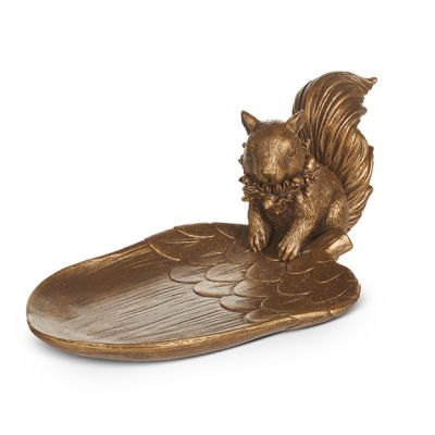Autumn Harvest Acorn Squirrel Tray