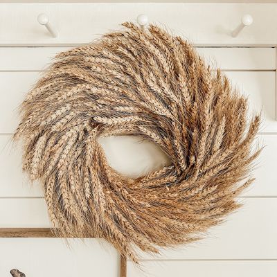 Autumn Harvest Dried Wheat Wreath